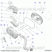 TRASMISSIONE, CLUTCH COVER AND DUCTING