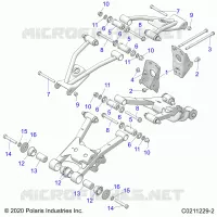 SOSPENSIONE POSTERIORE CONTROL ARM, MOUNTING