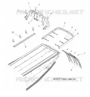 PARAURTI POSTERIORE, SNOWFLAP, AND FANALE POSTERIORE HOUSING