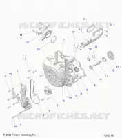 ENGINE, SISTEMA DI RAFFREDDAMENTO/WATER PUMP