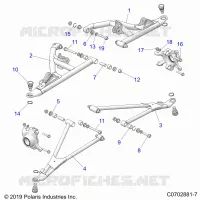 SOSPENSIONI ANTERIORI CONTROL ARMS