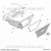 BODY, STORAGE BOX, REAR