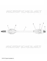 DRIVE TRAIN, POSTERIORE DRIVE SHAFT (TO 7/3/2017)
