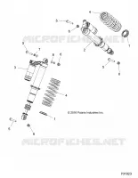 SUSPENSION, AMMORTIZZATORE POSTERIORE MOUNTING
