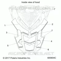 BODY, HOOD FOAM/FIBER