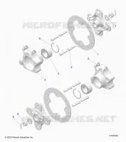 SUSPENSION, PORTAPACCHI POSTERIORE AND HUB