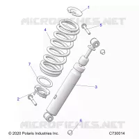 SUSPENSION, SHOCK ANTERIORE MOUNTING