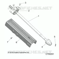DRIVE TRAIN, FRONT PROP ALBERO
