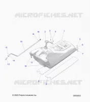SISTEMA DI ALIMENTAZIONE CARBURANTE, FUEL TANK ASM.