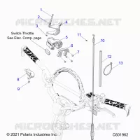 MOTORE, THROTTLE CONTROL ASM.