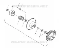 FRIZIONE DRIVEN ASSEMBLY LITE/0933433,STARLITE/0933427 and  LITE DELUXE/09334 (4922972297020A)