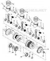 PISTONEEE   ALBERO MOTORE ULTRA SKS 0960578, EUROPEAN ULTRA SKS E960578, AND UL (4931683168C012)