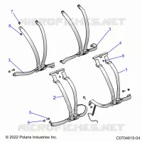 SEDE BELT MOUNTING 4 POINT