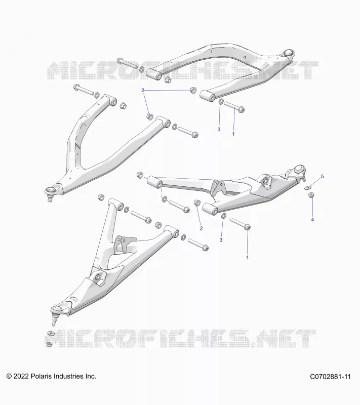 SOSPENSIONI ANTERIORI CONTROL ARMS MOUNTING