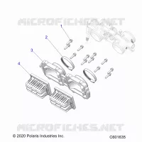 ENGINE, REED VALVE AND CORPO FARFALLATO ADAPTOR