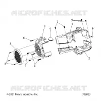 ENGINE, FAN COVER AND SINDONE COMP