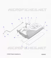 SISTEMA DI ALIMENTAZIONE CARBURANTE, FUEL TANK ASM.