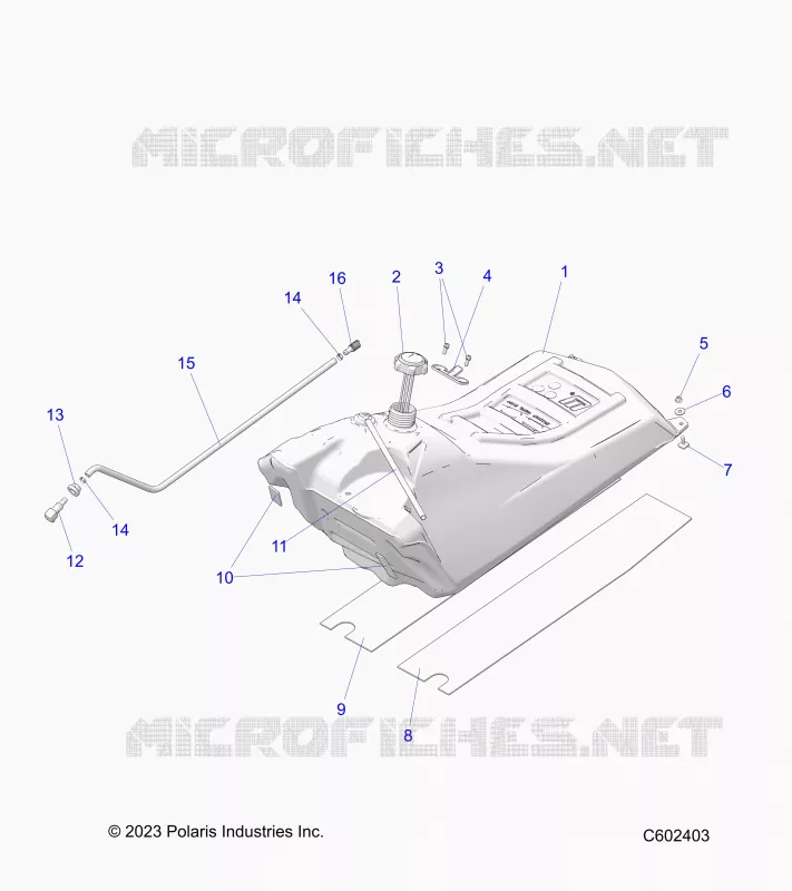 SISTEMA DI ALIMENTAZIONE CARBURANTE, FUEL TANK ASM.