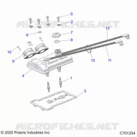 ENGINE, THROTTLE BODY AND VALVOLA COPERTURA