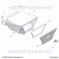 BODY, STORAGE BOX, REAR