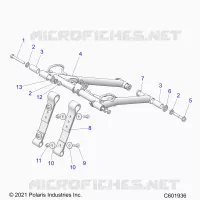 SUSPENSION, ANTERIORE COPPIA ARM