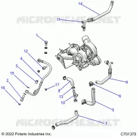 ENGINE, TURBO, COOLING AND OIL