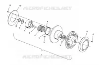 FRIZIONE DRIVEN ASSEMBLY XLT/0930767,XLT SP/0930667    XLT SKS/0930567 (4923012301027A)
