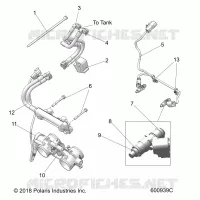SISTEMA DI ALIMENTAZIONE CARBURANTE, RAIL, LINES AND THROTTLE BODY