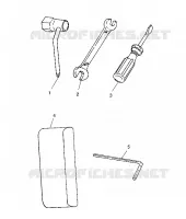 MONTAGGIO KIT DI STRUMENTI SL 750 B944070 (4927012701022A)