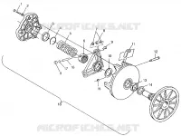 TRASMISSIONE FRIZIONE 700 XC 0971766 (4941814181C001)