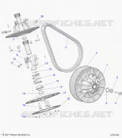 TRASMISSIONE, SECONDARY CLUTCH