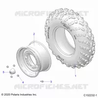 RUOTAS, FRONT TIRE