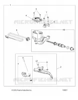 FRENO ANTERIORE BRAKE LEVER AND MASTER CYLINDER