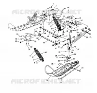 SOSPENSIONI ANTERIORI and SCIARE  500 EFI 0952774, EFI SKS 0952574,   EFI SKS PT 09 (4929052905B003)