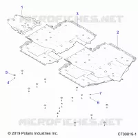 CHASSIS, SCIARED PLATES