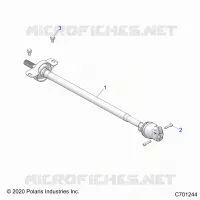 TRASMISSIONE, FRONT PROP SHAFT