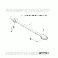 DRIVE TRAIN, FRONT PROP ALBERO