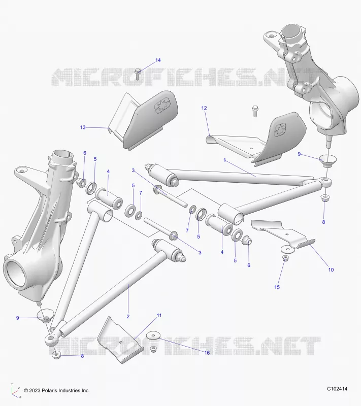 SUSPENSION, A-ARM AND PAVONEGGIARSI MOUNTING