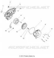 MOTORE, STATOR AND VOLANO