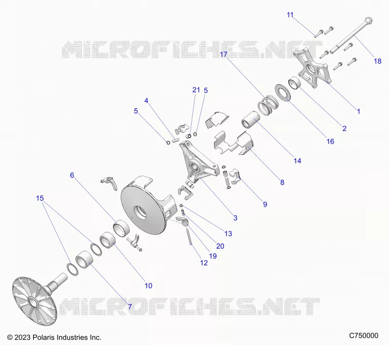 TRASMISSIONE, PRIMARY CLUTCH