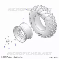 RUOTAS, FRONT TIRE