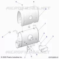 ENGINE, IMPIANTO DI SCARICO, SILENCER AND RELATED