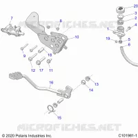 BRAKES, BRAKE PEDAL AND CILINDRO PRINCIPALE