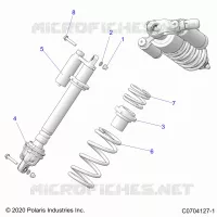 SUSPENSION, SHOCK ANTERIORE MOUNTING