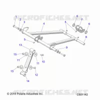 SUSPENSION, ANTERIORE COPPIA ARM