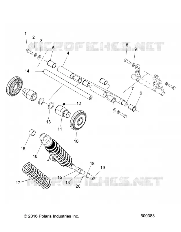 SUSPENSION, POSTERIORE COPPIA ARM