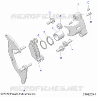 FRENO ANTERIORE CALIPER