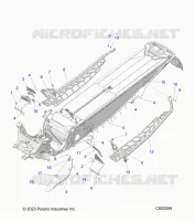 CHASSIS, PROTEZIONE FRIZIONE, FOOTRESTS, AND RUNNINGBOARDS