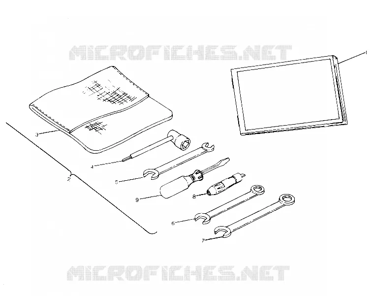 MONTAGGIO TOOL KIT 250 4X4 (4919791979048A)