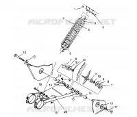 SWING ARM   SHOCK 6X6 400L